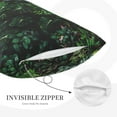 thumbnail image 5 of Balery Lush Foliage Green Plant Bedding Queen Pillow Cases - Envelope Closure - Soft Brushed Microfiber Fabric - Shrinkage and Fade Resistant Pillow Cases-14"x20", 5 of 9