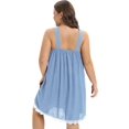 thumbnail image 5 of Sunsent Womens Sleeveless Nightgowns Plus Size Night Dress Nightgown Comfy Sleepwear Dress Lightweight Night Gown XL-4XL, 5 of 7