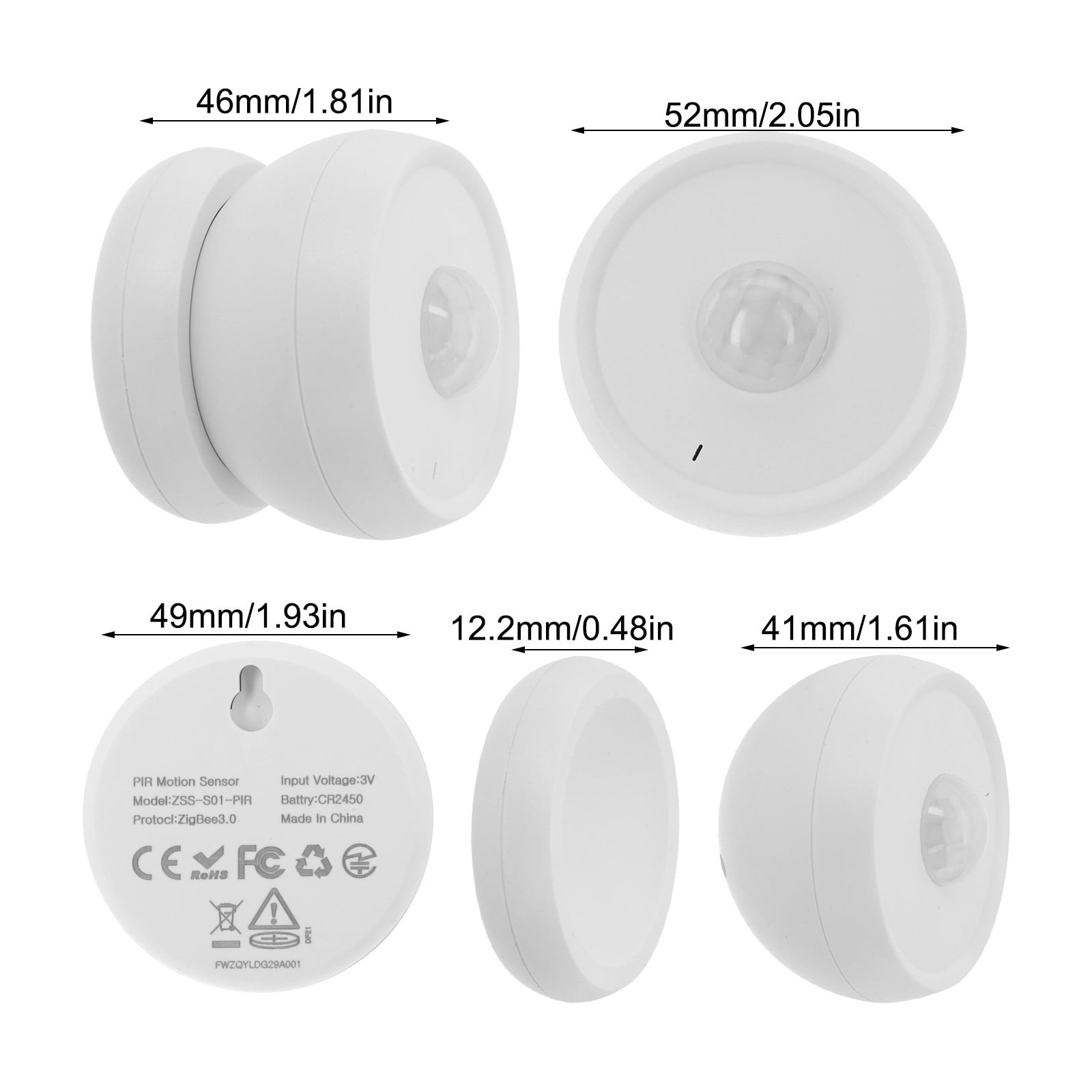for ZigBee Sensor Smart Body Infrared PIR Sensor APP Wireless Remote Control