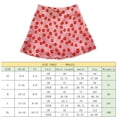 thumbnail image 2 of Falda casual estampada Mini falda de cintura alta Faldas cortas para mujer (Rosa L) FLhrweasw Para estrenar, 2 of 8