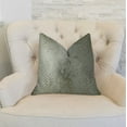 thumbnail image 2 of Plutus Hidden World Silver Handmade Throw Pillow, 2 of 3