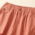 thumbnail image 3 of Vedolay Womens Shorts Short for Womens Casual High Waist Skinny Shorts with Pocket,Red M, 3 of 5