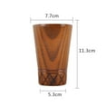 thumbnail image 6 of Kitchen Cups! Fdelink A Wooden Teacup, Milk Wooden Cup Coffee Tea Beer Mug Wood Handmade Natural Juice Color Log Glass&Bottle, 6 of 8