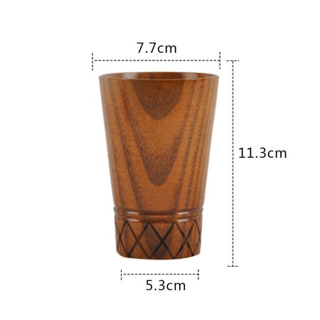 

JUYDhdh Glass&Bottle Glass Bottles with Lids Deals of the Day Clearance Milk Wooden Cup Coffee Tea Beer Mug Wood Handmade Natural Juice Color Log Glass&Bottle