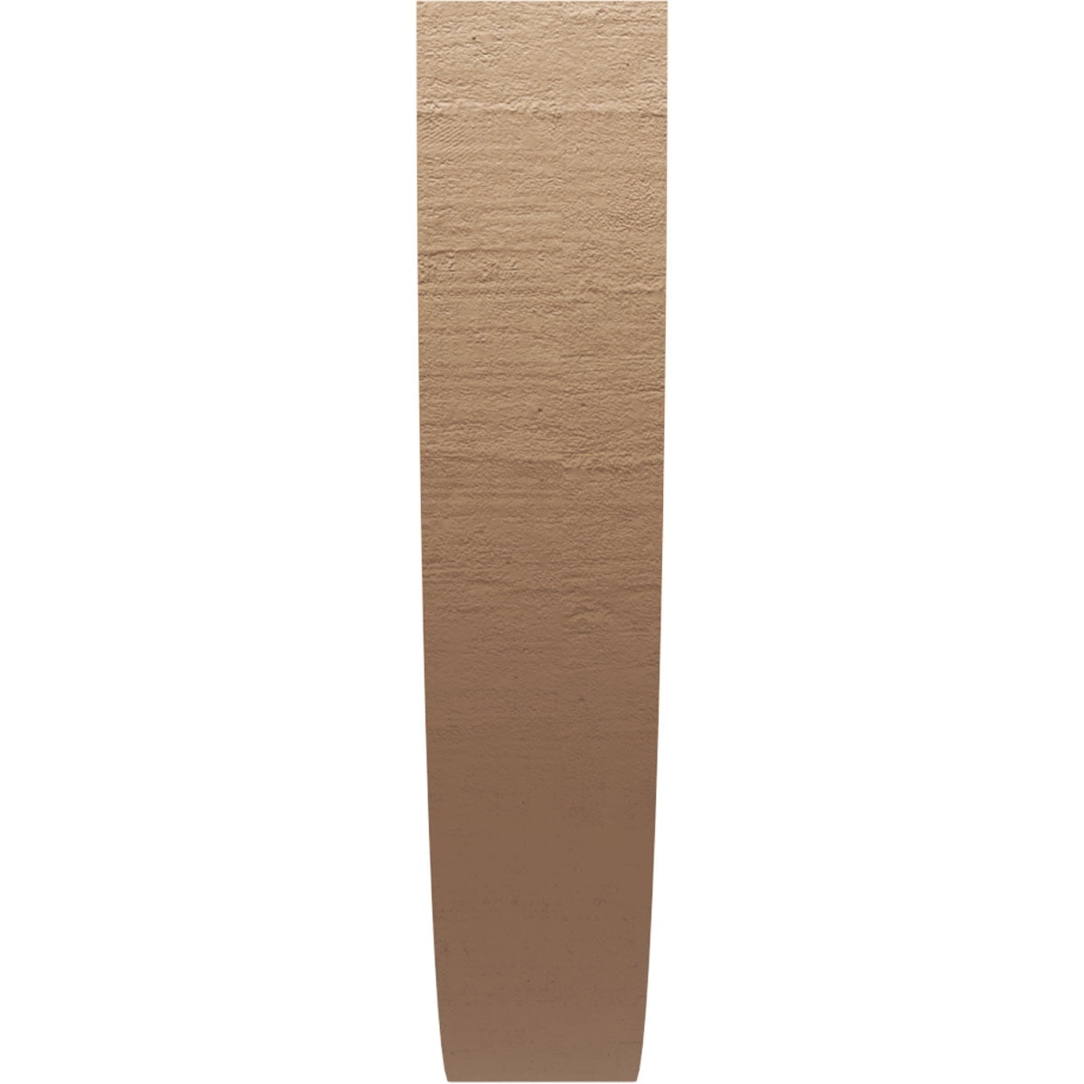 2"W x 10"D x 10"H Thin Durham Rough Cedar Woodgrain TimberThane Corbel, Primed Tan
