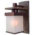 thumbnail image 2 of Kenroy Home 70283COP Boulder Medium Wall Lantern- Natural Slate With Copper Finish, 2 of 2