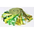 thumbnail image 3 of Soimoi 40Pcs Tie Dye Print Precut Fabrics Strips Roll Up 1.5x42inches Cotton Jelly Rolls For Quilting - Green, 3 of 9