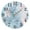 Gold, variant on Pastel Pink Blue Marble Round Wall Clock Battery Operated Silent Non-Ticking Bedroom Office Kitchen Home School Decor 10"(Black)