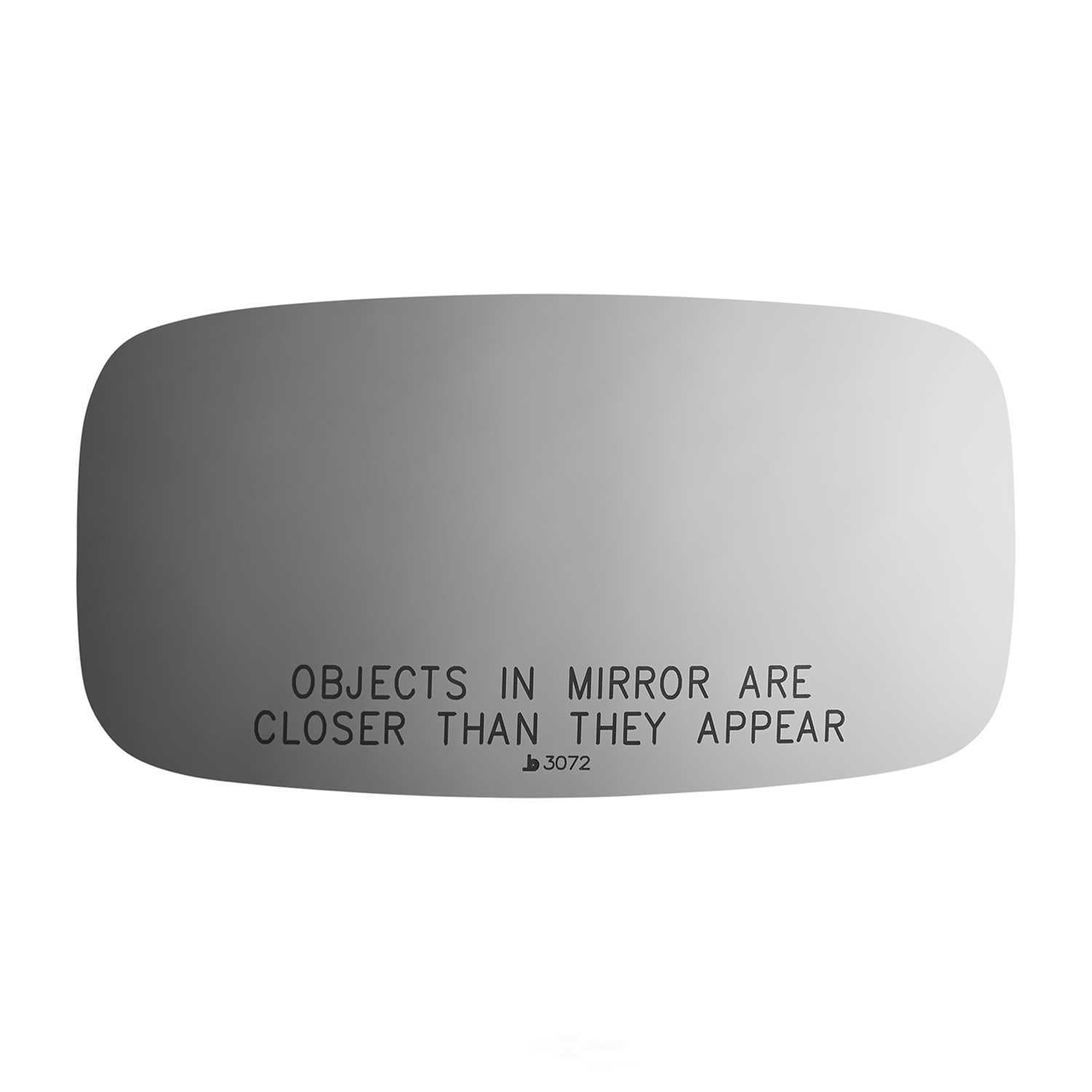 Burco Side View Mirror Replacement Glass - Clear Glass - 3072