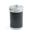 thumbnail image 2 of Unique Bargains Carbon Fiber Pattern Portable Ashtray Holder Smokeless Car Garbage Trash Can w  Light Black, 2 of 3