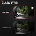 thumbnail image 6 of Driver Side Power Adjustable Side View Mirror - Compatible with 2006-2011 Honda Civic - Power Adjust, Non-Heated, Manual Folding - Paintable Textured Black Housing - OEM 76250SNEA01, 6 of 6