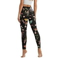 thumbnail image 2 of Renewold Mushroom Moth Floral Leggings for Women with Pockets Running Pants Tight High Waisted Spandex Graphic Leggings Trendy Essential Pants Scrunch Butt Lifting, 3XL, 2 of 8