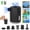Black, variant on Portable Air Pump for Air Mattress, Air Mattress Pump for Inflatables, Quick Fill Inflator Deflator Air Pump Perfect for Outdoor Camping Inflatable Boat Blow Up Pool Water Toy Car Air Bed Pool Floats