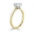 thumbnail image 2 of 2 Carat IGI Certified Oval Shape Lab Grown Diamond Engagement Ring | 14K Yellow Gold | Solitaire Lab Diamond Ring | FG - VS1- VS2, 2 of 2