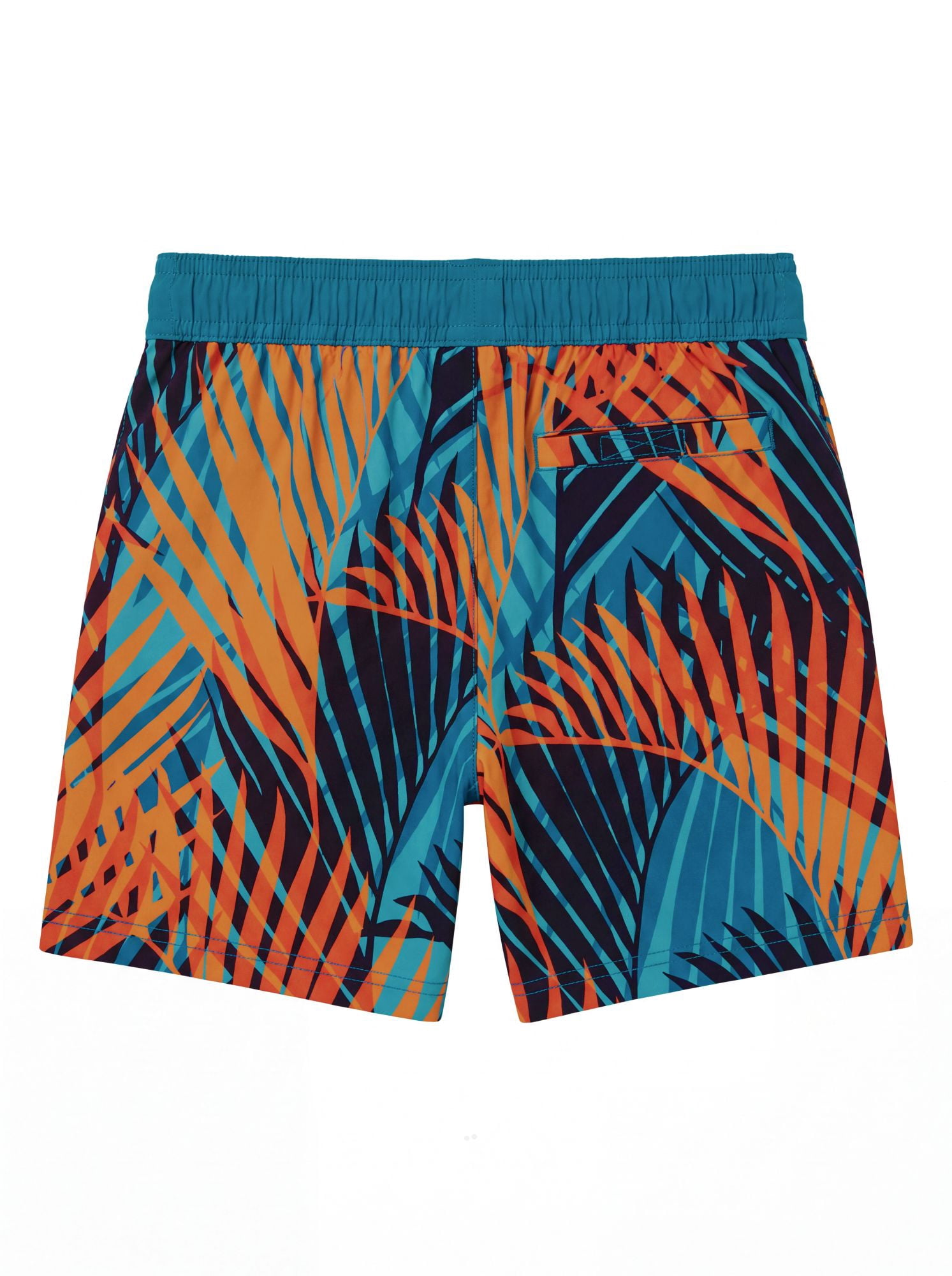 Rugged Shark Boys 6" Inseam Swim Trunks, Sizes 4-16