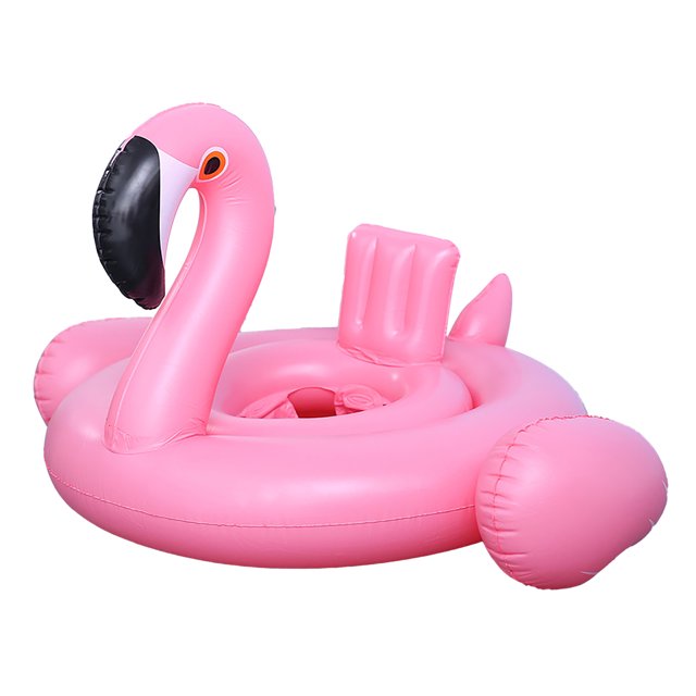 Anillo flotador de natación, apariencia bonita, luz de PVC, anillo de natación portátil para bebé con asiento para piscina de playa