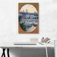 thumbnail image 2 of ARTCANVAS The Montebello Dock and the Holy-Genevieve Hill Canvas Art Print by Maximilien Luce - Size: 26" x 18" (0.75" Deep), 2 of 9