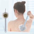 thumbnail image 4 of Coofit Shower Mesh Brush Soft Double-sided Back Cleaning Scrubber Bath Body Brush, 4 of 10