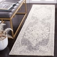 thumbnail image 2 of SAFAVIEH Metro Gertrude Medallion Runner Rug, Ivory/Black, 2'3" x 8', 2 of 8