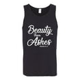 thumbnail image 2 of Wild Bobby Beauty From Ashes Isaiah 61:3 Inspirational/Christian Men Graphic Tank Top, Black, Small, 2 of 5
