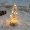 thumbnail image 3 of AUDeals ‌Glass Christmas Tree Ornaments Illuminated Night Lights for Home Decor Tabletop Holiday Decorations Christmas Tree Pendant Festive Indoor Outdoor Xmas Decor‌, 3 of 3