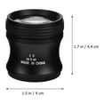 thumbnail image 4 of 1PC 20x Handheld Magnifying Glass Circuit Board Cylinder Magifier Enlarged Mirror for Home Store (Black), 4 of 7