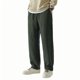 thumbnail image 1 of Pantalones largos para hombre, color liso, con ribete suave, estilo cargo, de poliéster., 1 of 2