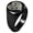 Black, variant on Sterling Silver Love Heart Floral Rose Engraved Round Flat Top Polished Ring