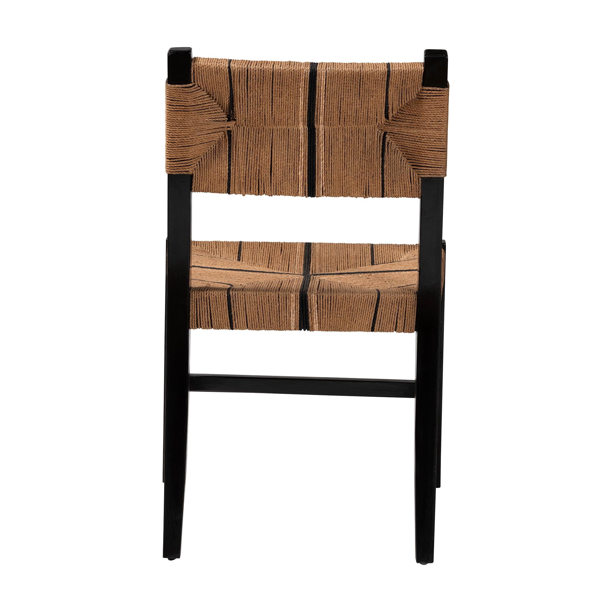 bali & pari Prita Boho Dining Chair, Black