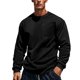 thumbnail image 1 of Blusas y camisas de manga larga con cuello redondo para hombre, de pana de color liso, con bolsillos empalmados y sudadera con cuello redondo. Blusa de pana para hombre., 1 of 9