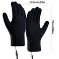 thumbnail image 3 of Kbndieu USB Heated Gloves for Men Women, Winter Gloves for Cold Weather, Heated Work Gloves for Work, Play, Ski, Bike, Hiking, Outdoor Adventure Clearance, 3 of 4