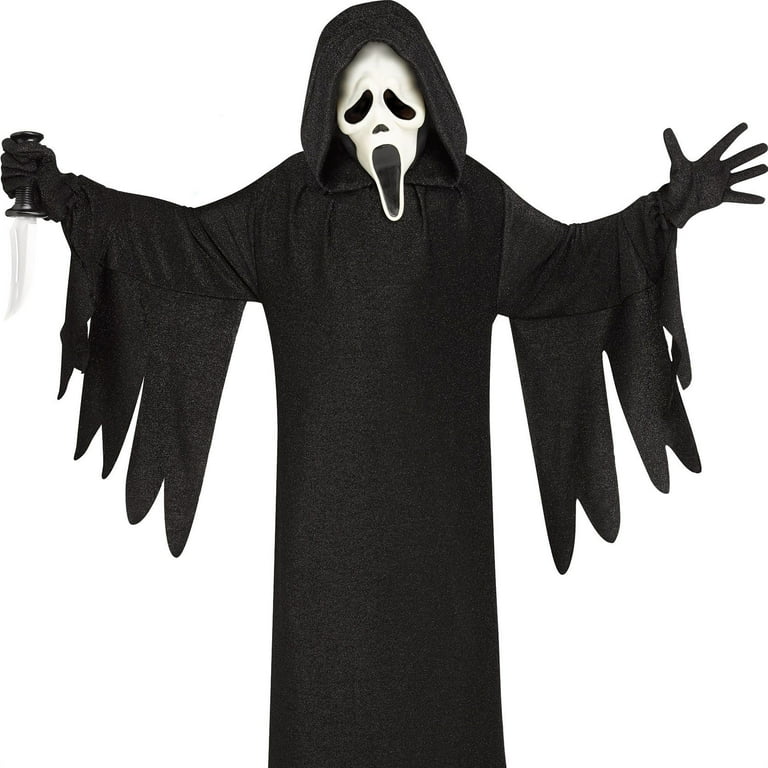 Ghost Face Costume ゴーストフェイスコスチュームのセット Amazon.co.jp: Ghost Face Adult Costume Plus ゴーストフェイス