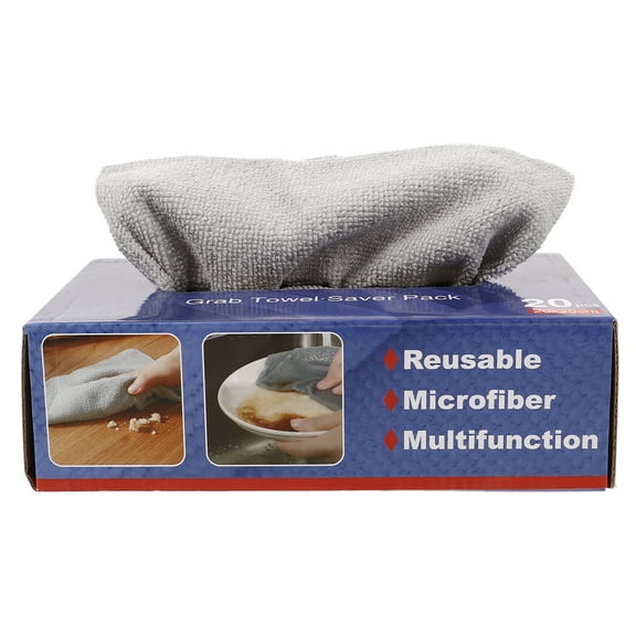 1 Box Microfiber Cleaning Cloth Rags In Microfiber Clean Cloth Box Boxed Extractable Microfiber Kitchen Cleaning Cloths