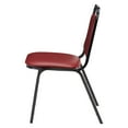 thumbnail image 6 of Hampden Furnishings Stella Collection Fabric Padded Stack Chair, Burgundy, Pack of 2, 6 of 8
