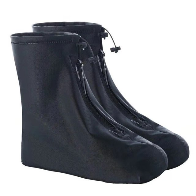 Cubiertas de zapatos para hombre y mujer, cubierta de PVC antideslizante, reutilizable, con capa interna impermeable