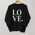 thumbnail image 2 of hotojiny Valentines Day Sweatshirt for Women Causal Long Sleeve Crewneck Pullover Spring Fashion Cute Shirts, 2 of 3