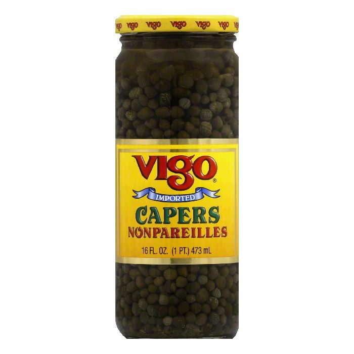 Vigo Capers Non-Pareilles, 16 OZ (Pack of 12) by