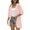 Pink, variant on Women Casual Cardigan Three Quarter Sleeve Open Front Lightweight Dots Cardigan Draped Ruffles Cardigan Loose Sweaters for Women Kimono Cardigan 1950s Cardigan Light Sweater Summer for Women Women