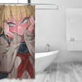 thumbnail image 6 of My Hero Academia Himiko Toga Shower Curtain Bathroom Decor Polyester Waterproof Bath Curtains With Hooks 60x72 Inches, 6 of 8