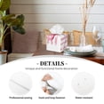thumbnail image 3 of Lsque Flamingo Printed Tissue Box Cover Holder, Facial Paper Organizer Dispenser,Square with Bottom Belt, PVC Leather Decorative Organizer, 3 of 7