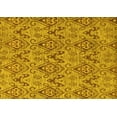 thumbnail image 1 of Ahgly Company Machine Washable Indoor Rectangle Abstract Yellow Modern Area Rugs, 5' x 8', 1 of 4
