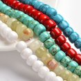 thumbnail image 1 of Natural Gemstone Column Bead Strands Mixed Color 8x6mm Hole: 1mm about 70pcs/strand 15.75 inch, 1 of 3