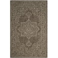 thumbnail image 2 of SAFAVIEH Courtyard Clodagh Medallion Indoor/Outdoor Area Rug, Brown/Beige, 5'3" x 7'7", 2 of 8