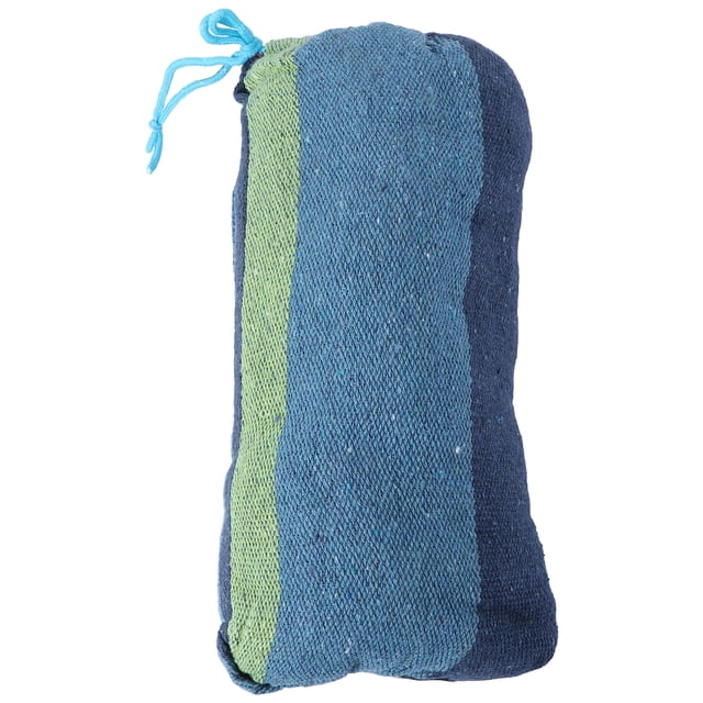 CRAFTHROU Hamac en Toile Rayé Bleu pour Lit Suspendu 260*80cm