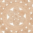thumbnail image 3 of SAFAVIEH Natural Fiber Luanne Solid Jute Area Rug, Beige, 5' x 5' Round, 3 of 4