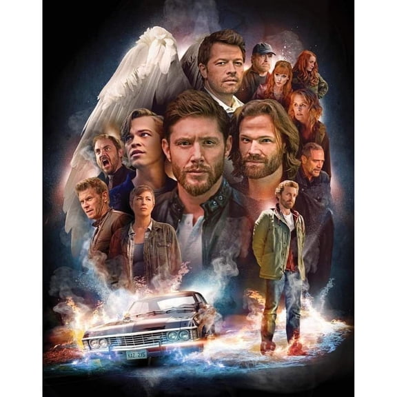DIY 5D Diamond Painting Kits for Adults , supernatural series art round diamond ,Full Drill Diamond Embroidery Kits ,Mosaic Cross Stitch Craft Home Wall Decoration