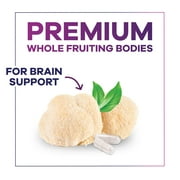Lions Mane Supplement Capsules - Lions Mane 1000mg Per Serving - Extra Strength Lion’s Mane Mushroom - Superfood for Natural Memory, Focus, Brain, Immune Health Support - Bottled in USA, 120 Capsules