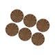 thumbnail image 1 of Manteles Individuales Macarena 6 Piezas Marron Oscuro, 1 of 8