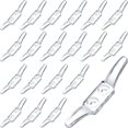 thumbnail image 2 of 100 Piezas Taco de Seguridad de Cordón de Persiana Grapa de Cuerda de Persiana Grapa de Cable de Ventana para Oficina Casa Persianas de Ventana Cortinas Sombrillas de Sol Cuerdas, 2 of 5
