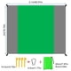 thumbnail image 3 of Alfombrilla para acampar Manta para acampar resistente a la suciedad Ligera para exteriores (Verde), 3 of 6